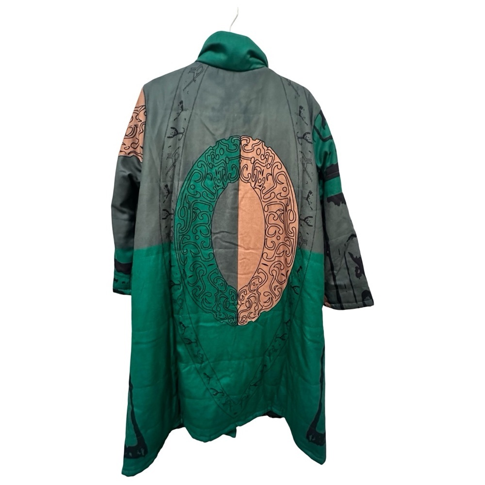 Artisan Patchwork Quilted Cotton Coat – Statement Piece - Picture 6 of 16